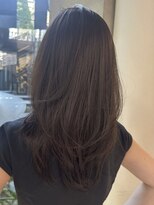 シティ(CITY) グレージュカラー×ミディアムレイヤーカット 【CHICA】