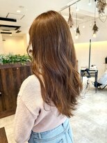 オーバルヘアー(OVAL hair)&nbsp;オレンジベージュ/レイヤーカット