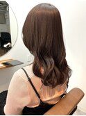 暖かみベージュ 髪質改善カラー/髪質改善トリートメント