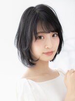 ヘアスタジオ ガロウ(hair stuido garou)&nbsp;イメチェン/ホワイトブロンド/外ハネボブ/ワイドバング/盛岡46