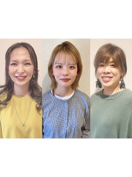 女性スタイリストだからこそ対応できる繊細なオーダー☆細かいこだわりやわがままも遠慮なくお伝えください