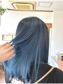 【ブルー アンブレラカラー】stylistすずか