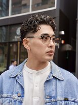 インフィニス 恵比寿(Infinis) オールバックカール×メッシュ