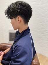 オーセンヘア(AUTHEN.HAIR) 【センターパート/メンズショート/毛流れセンターパート】