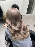 くびれヘア/アプリコットオレンジ/夏のヘアアレンジ/渋谷