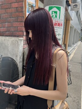 シイ(SIE) ブリーチなしで作るチェリーレッド☆☆