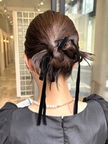 サロウィン 熊本上通り店(SALOWIN)&nbsp;お呼ばれヘアアレンジ カチモリスタイル