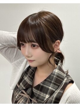 メラク(Merak) 韓国風顔まわりレイヤーカット【渋谷/表参道/Merak/髪質改善】