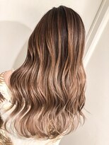 ユアーズヘア 新宿三丁目店(youres hair)&nbsp;ウォームブラウン×バレイヤージュ