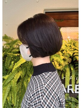 スクエアウーノ 博多(SQUARE＊UNO HAKATA) 首元すっきり美人ボブ/髪質改善・トリートメント・カラー