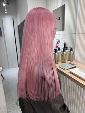 ペレ 原宿(PELE) 着物ヘア/ダークアッシュ/ミディアムレイヤーカット/原宿