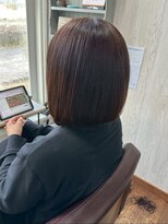 コルテ 倉敷西坂店(CoRte.)&nbsp;ミニボブ/コンパクトボブ/丸みボブ/艶ブラウン/エイジングケア