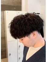 エッジ(EDGE)&nbsp;大分メンズ刈り上げショートマッシュツイストスパイラルパーマ