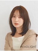 #小顔似合わせレイヤー#前髪あり#韓国#イメチェン#顔周り内巻き