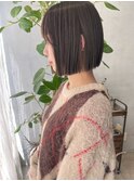 ボブ×オリーブグレージュ!