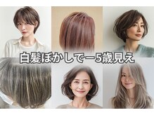 バグズ ヘアデザイン 桔梗が丘店(Baguz HAIR DESIGN)の雰囲気（白髪を自然にぼかして若見えと扱いやすさを実現【名張/名張市】）
