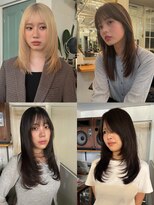 アンプラグド(unplugged)&nbsp;レイヤーレイヤーヘアハッシュカット顔まわりカット