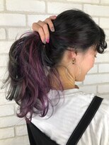 ディーバ 横浜(D.I.E.V.A)&nbsp;10代20代30代40代大人オシャレパープルインナーミディアムヘア