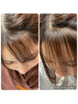 フェリア 渋谷(Feria)&nbsp;【Feria 渋谷】前髪縮毛矯正×全体縮毛矯正の合間に"Tsuyuki"