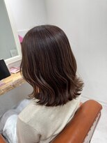 ミュウ(Miiiu)&nbsp;くびれヘアセミウェットウェーブショコラアッシュヴェールカラー