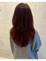 ロッカヘアエジェ(ROCCA hair eje.)&nbsp;大人ガーリー暖色系カラー×セミロング