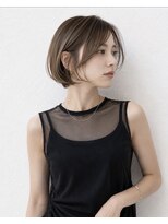 ミロア 薬院(miroa)&nbsp;グレージュ 顔周りカット 髪質改善 顔周りレイヤー