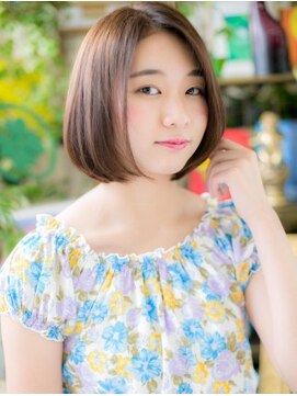 カバーヘア ブリス 上尾西口店(COVER HAIR bliss) *COVER HAIR*小顔見せ♪ナチュかわ前下がりボブa