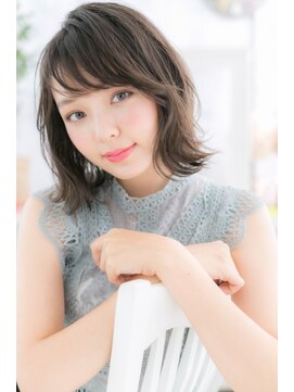 ミック ヘアアンドビューティー 大山店(miq  Hair&Beauty) 程良いウェット感♪黒髪風ツヤミディ