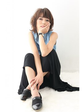 ソア 武蔵小杉(SOAR) ひし形小顔耳かけ大人かわいいくせ毛風グラマラスふわミディ