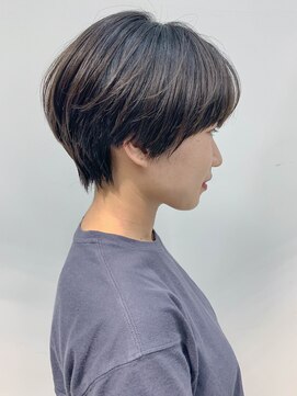 テトヘアー(teto hair) short(マッシュショート、黒髪、お洒落)