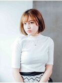 簡単スタイリング♪うるツヤ愛されブラウン☆ボブ