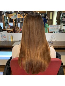 ピースリーヘア バイ カーサ(peathree.hair by CASA) 高濃度水素トリートメント×ツヤロング