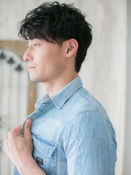 モッズヘア メン 南越谷南口店(mod's hair men) ニュアンスパーマのモテ髪ツーブロックG