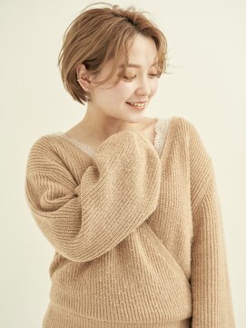 エンタク 新宿(enntaku) ボブ/カーキグレージュ/マッシュショート/大人かわいい[新宿駅]