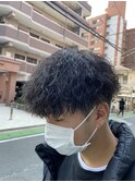 ツイストスパイラル×マッシュ 波巻きスパイラル 福岡パーマ
