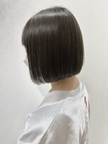 アッシュ 祐天寺店(Ash) 乾かすだけで艶やかにコンパクトに収まるミニボブ