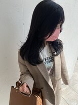 ジュエ ヘアー デザイン(Jue hair design)&nbsp;毛先ワンカール小顔暗髪ヘア