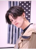 センターパート カルマパーマでスッキリ好印象
