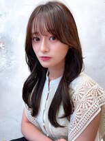 アフロート ルヴア(AFLOAT RUVUA)&nbsp;るなstyle くびれヘア ゆるふわモテ巻き 20代30代40代グレージュ