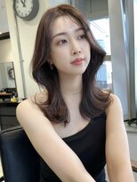 フォンズ(FONS)&nbsp;大人上品なくびれヘア 暗め透明感ラベンダーカラー 20代30代40代