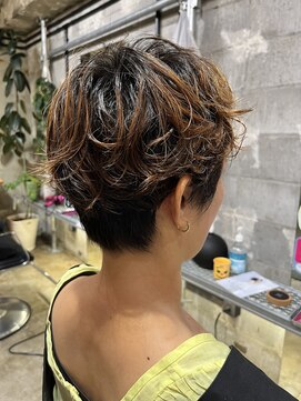 アイノート aino+oto ニュアンスショートパーマ