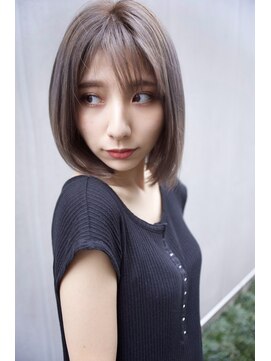 グランアージュ 船橋南口店(grandage) 大人可愛いバレイヤージュ/ダブルカラー/モノトーンカラー/船橋