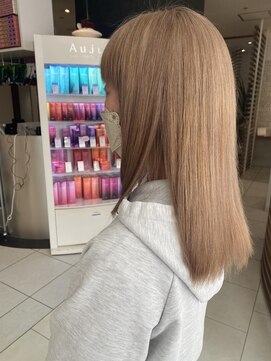 ラ シェンテ エイジア 川西(La Sente Aja) 【人気のダブルカラー 】ミルクティーベージュ