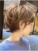 新宿 大人可愛い 20代30代40代 丸みショート 小顔ショートボブ