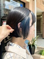 ヘアーデザイン ジュモク(Hair Design Jumoku) ブルーインナー