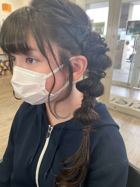 札幌平岡　ヘアセット　五十嵐美穂