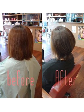 スミカ(sumica) #インナーカラー #久しぶりの #寒色系カラー