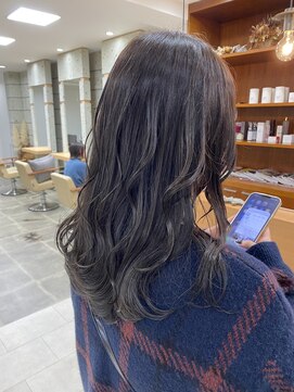 シンス(Since) ブリーチなし/透明感カラー/顔まわりカット/前髪カット/夏目寧々