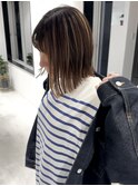 【YOKE】外ハネボブ大人ボブローライトハイライトカラー