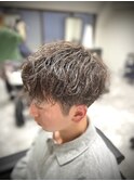波巻きスパイラルパーマメンズマッシュパーマツイストパーマ